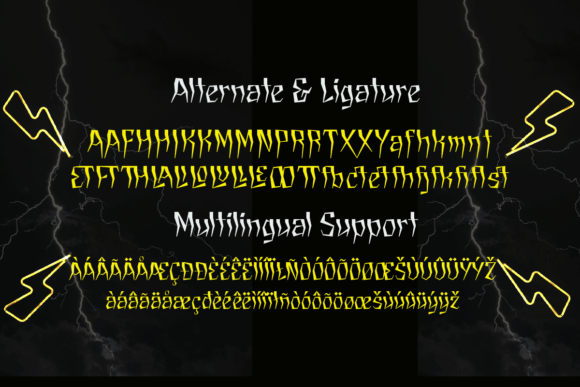 Gledek Font - Preview 5