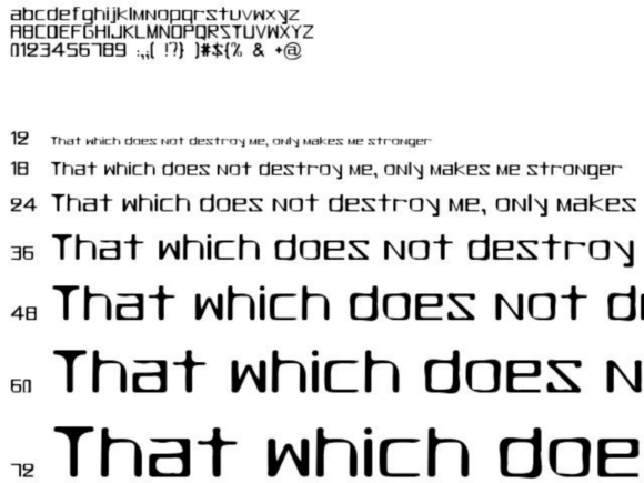 Gravitate Font PNG with transparent background - Preview 1