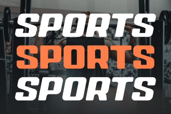 Gymaxim Sportnet Font - Preview 1