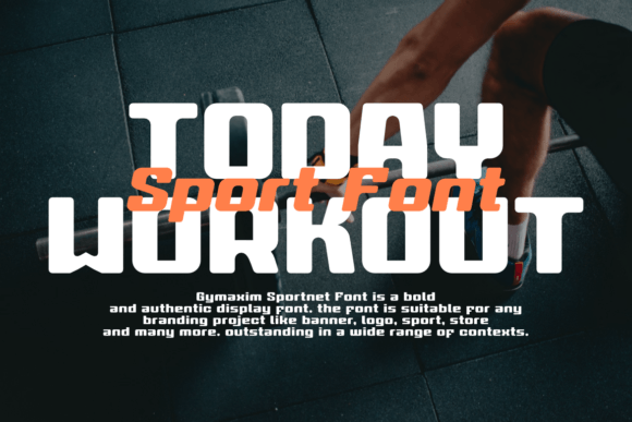 Gymaxim Sportnet Font - Preview 2