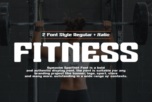 Gymaxim Sportnet Font - Preview 4