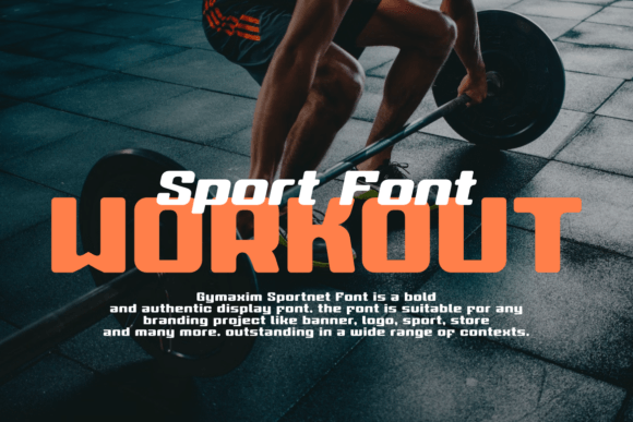 Gymaxim Sportnet Font - Preview 5