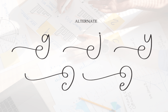 Manage Font PNG with transparent background - Preview 6