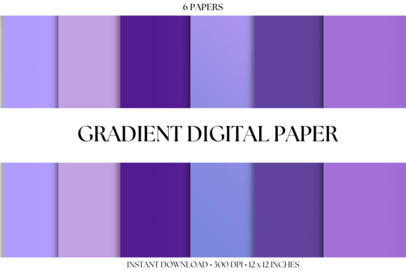 Purple Gradient Digital Background Paper Graphic Backgrounds By TheCreativeDrawerCo
