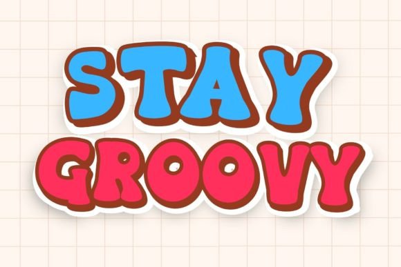 Rainbow Night Font PNG with transparent background - Preview 1