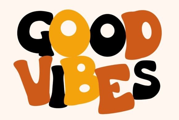 Rainbow Night Font PNG with transparent background - Preview 2