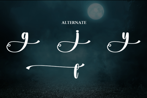 Scarynight Font PNG with transparent background - Preview 6