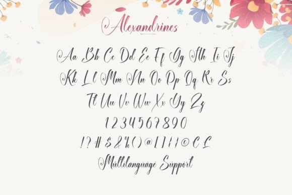 Alexandrines Font - Preview 3