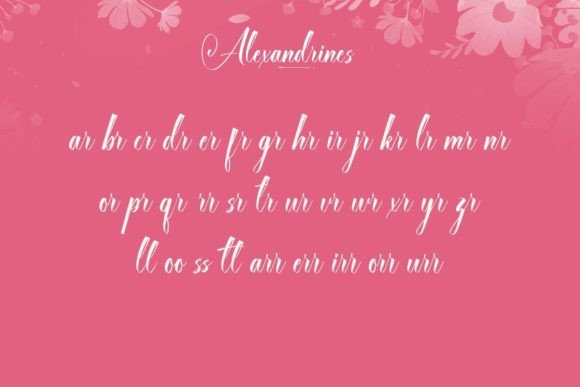 Alexandrines Font - Preview 5