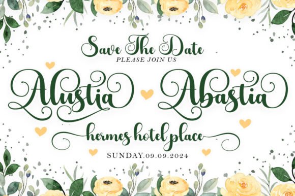 Alustia Font - Preview 1