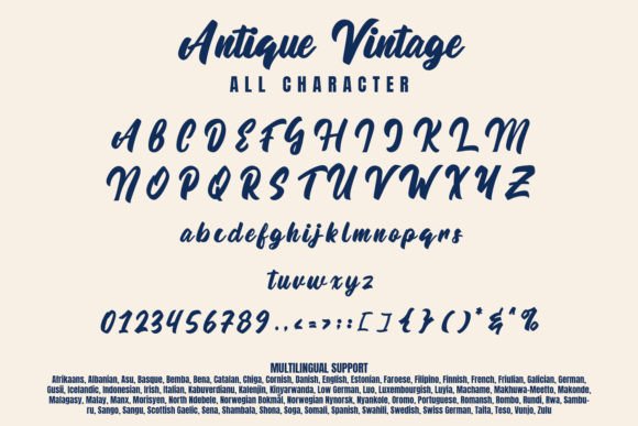 Antique Vintage Font - Preview 6