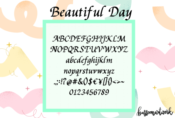 Beautiful Day Font - Preview 6