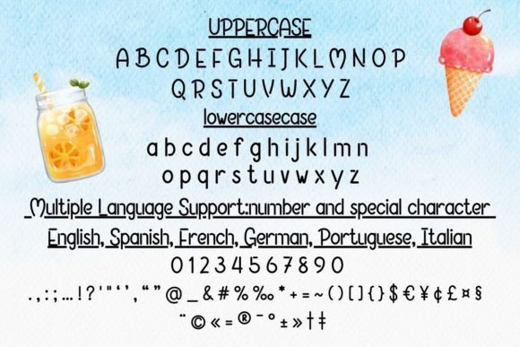 Blue Sea Party Font - Preview 4