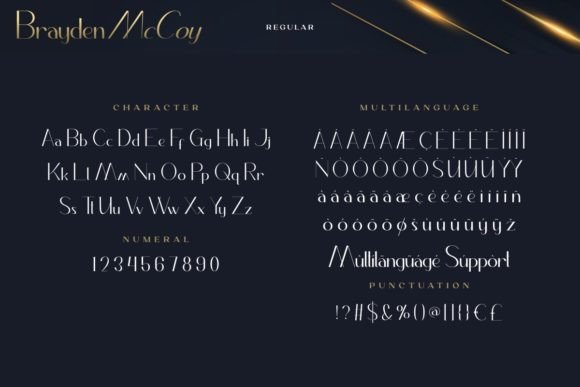 Brayden Mccoy Font - Preview 3