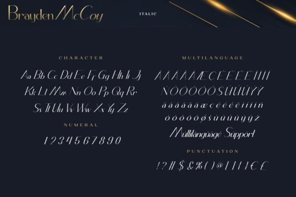 Brayden Mccoy Font - Preview 5