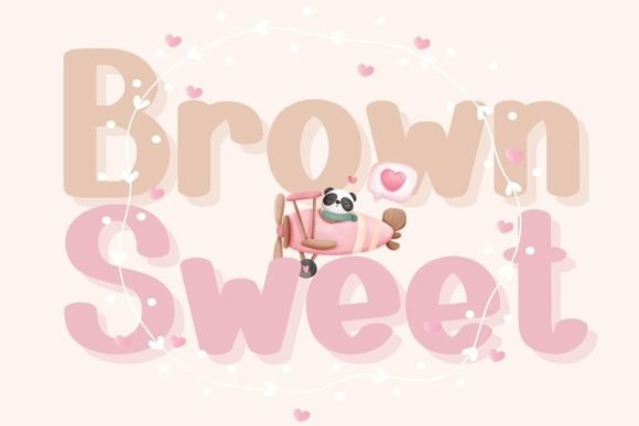 Brown Sweet Font - Preview 1