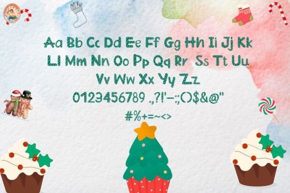 Candy Christmas Font - Preview 2