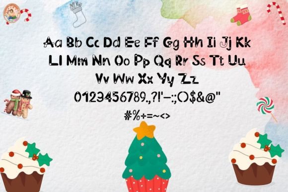 Candy Christmas Font - Preview 3