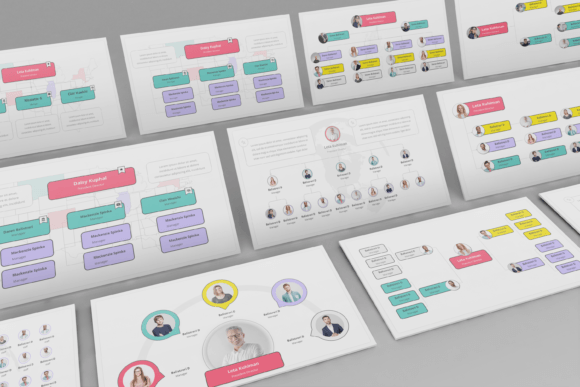 Chart Organization Powerpoint Template