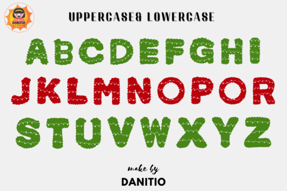 Christmas Alphabet Font - Preview 1