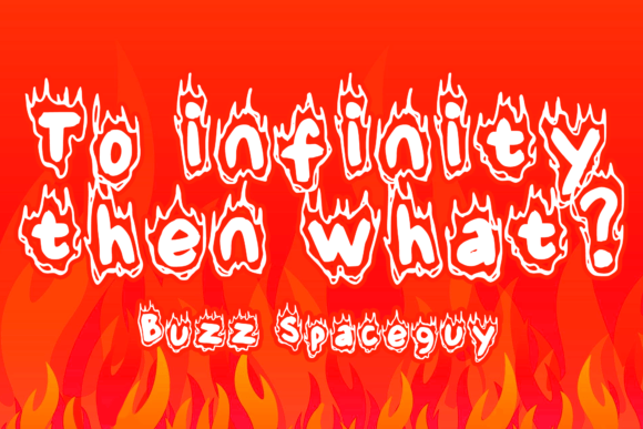 Cute Fire Font PNG with transparent background - Preview 1