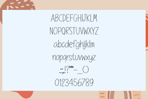 Frowering Font - Preview 3