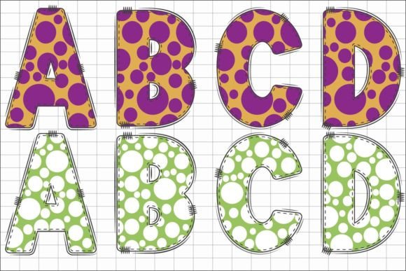 Halloween Point Font PNG with transparent background - Preview 1