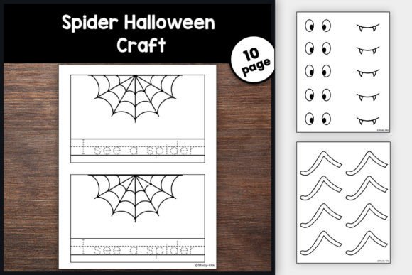 Halloween Spider Craft & Writing Activit