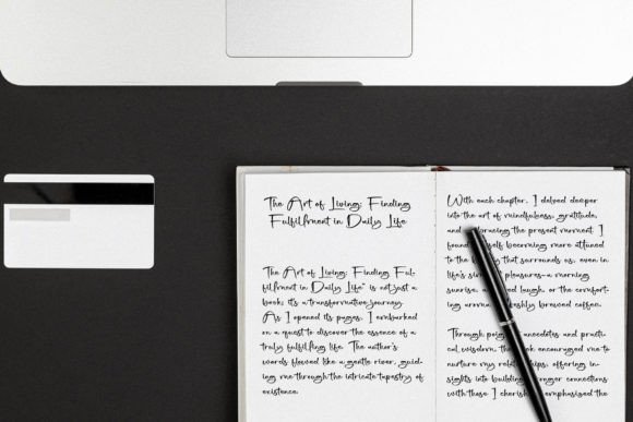 Homyllen Font font preview - 1