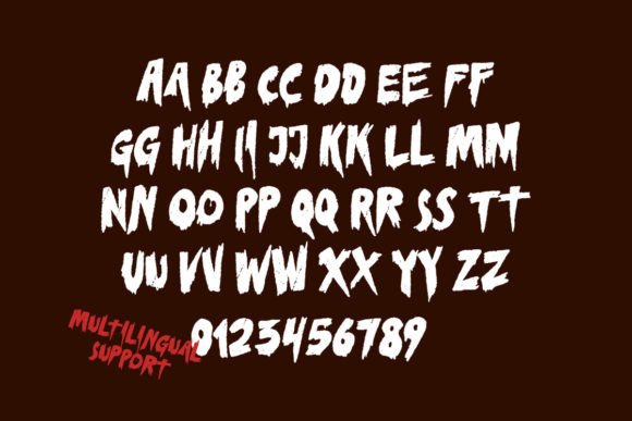 Horier Time Font PNG with transparent background - Preview 4