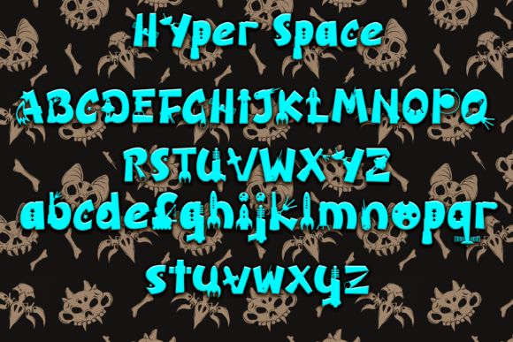 Hyper Space Font - Preview 1