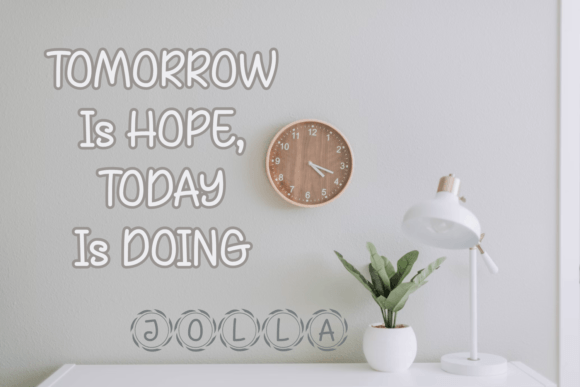 Jolla Goodie Font PNG with transparent background - Preview 2