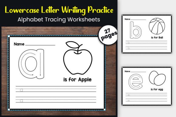Lowercase Letter Tracing Worksheets