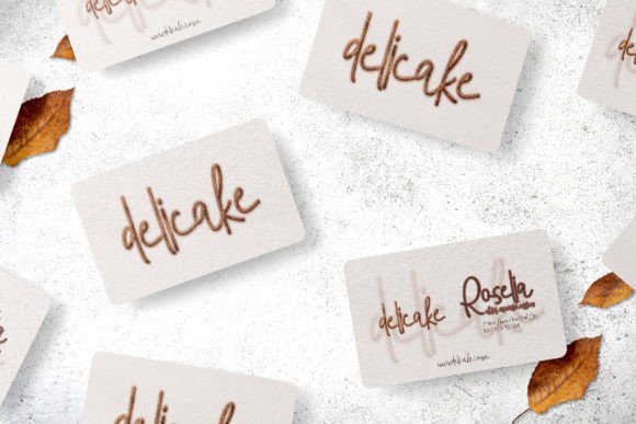 Mini Cupcake Font PNG with transparent background - Preview 1