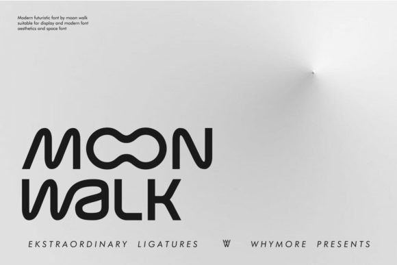 Preview specimen of Moon Walk sans serif font