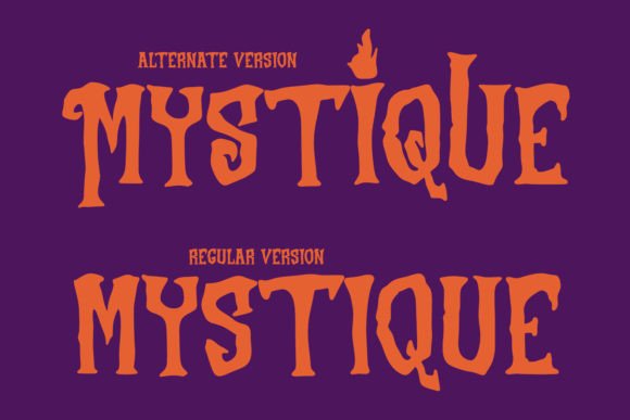 Mystique Village Font PNG with transparent background - Preview 2
