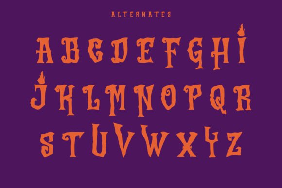 Mystique Village Font PNG with transparent background - Preview 6