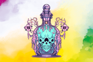 Pastel Goth Perfume Bottles Clipart Graphic by Naznin sultana jui ...