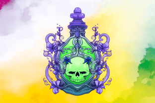 Pastel Goth Perfume Bottles Clipart Graphic by Naznin sultana jui ...