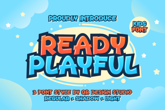 Ready Playful Font by qrdesignstd · Creative Fabrica font preview