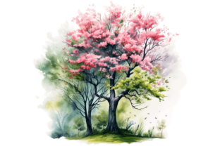 A Spring Tree Graphic by Andreas Stumpf Designs · Creative Fabrica
