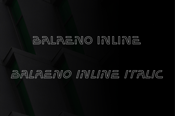 Balaeno Inline Font - Preview 2