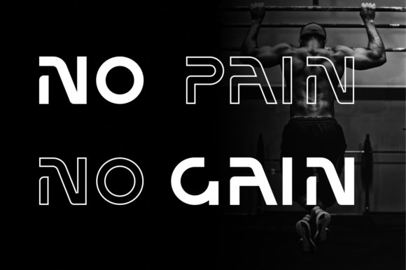 Balaeno Inline Font - Preview 4
