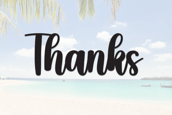 Beach Font - Preview 6