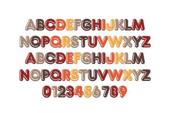 Bubbly Fall Font - Preview 1