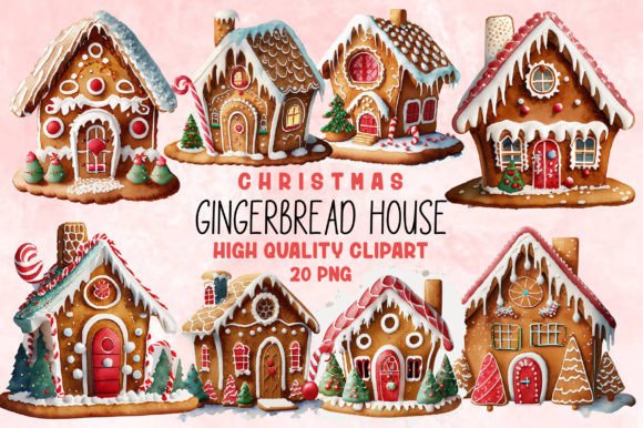 Christmas Gingerbread House Clipart Png Graphics