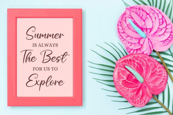 Cute Flamingo Font - Preview 5