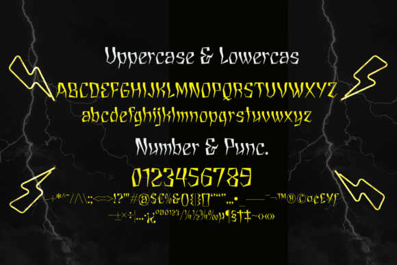 Gledek Font - Preview 6