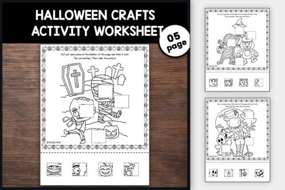 Halloween Crafts and Puzzles for Kids