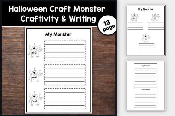Halloween Monster Craft & Writing Prompt